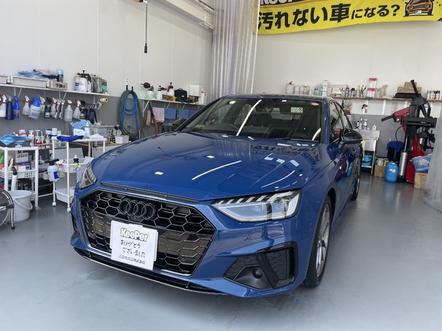 グリーンロードSSで仕上がったコーティング施工車